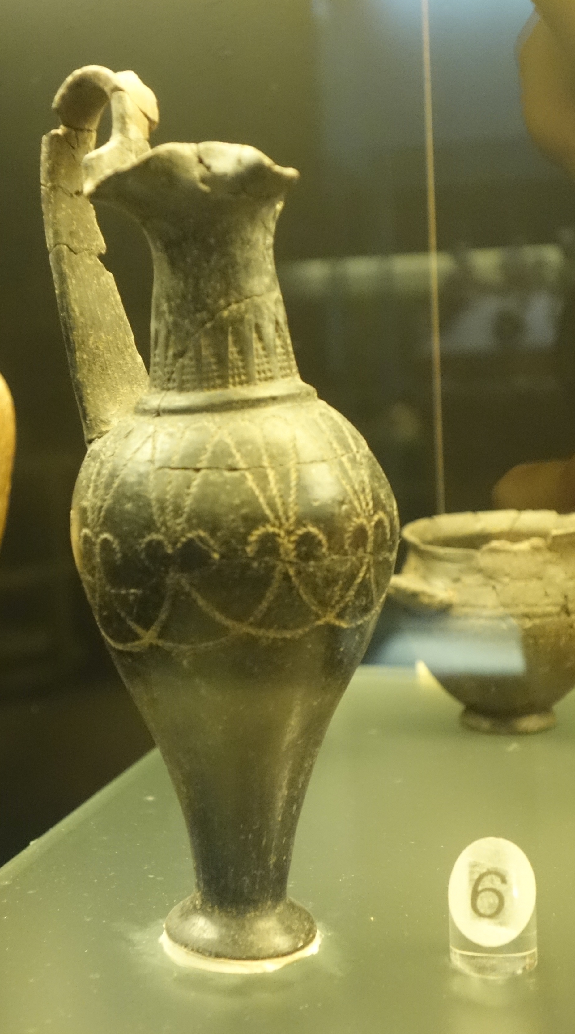 SINGOLO OGGETTO/ oinochoe, SECOLI/ VII a.C