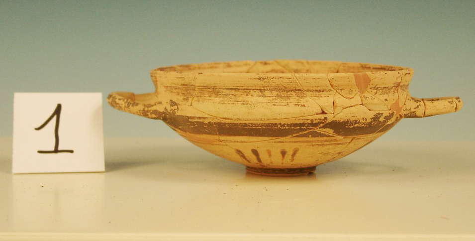 SINGOLO OGGETTO/ kylix, SECOLI/ VI a.C