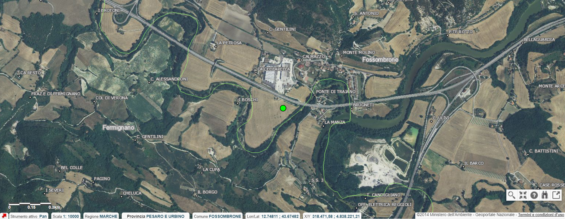 area di materiale mobile, area di frammenti fittili e materiali da costruzione - Fossombrone (PU)  (PERIODIZZAZIONI/ STORIA/ Età antica/ Età romana)