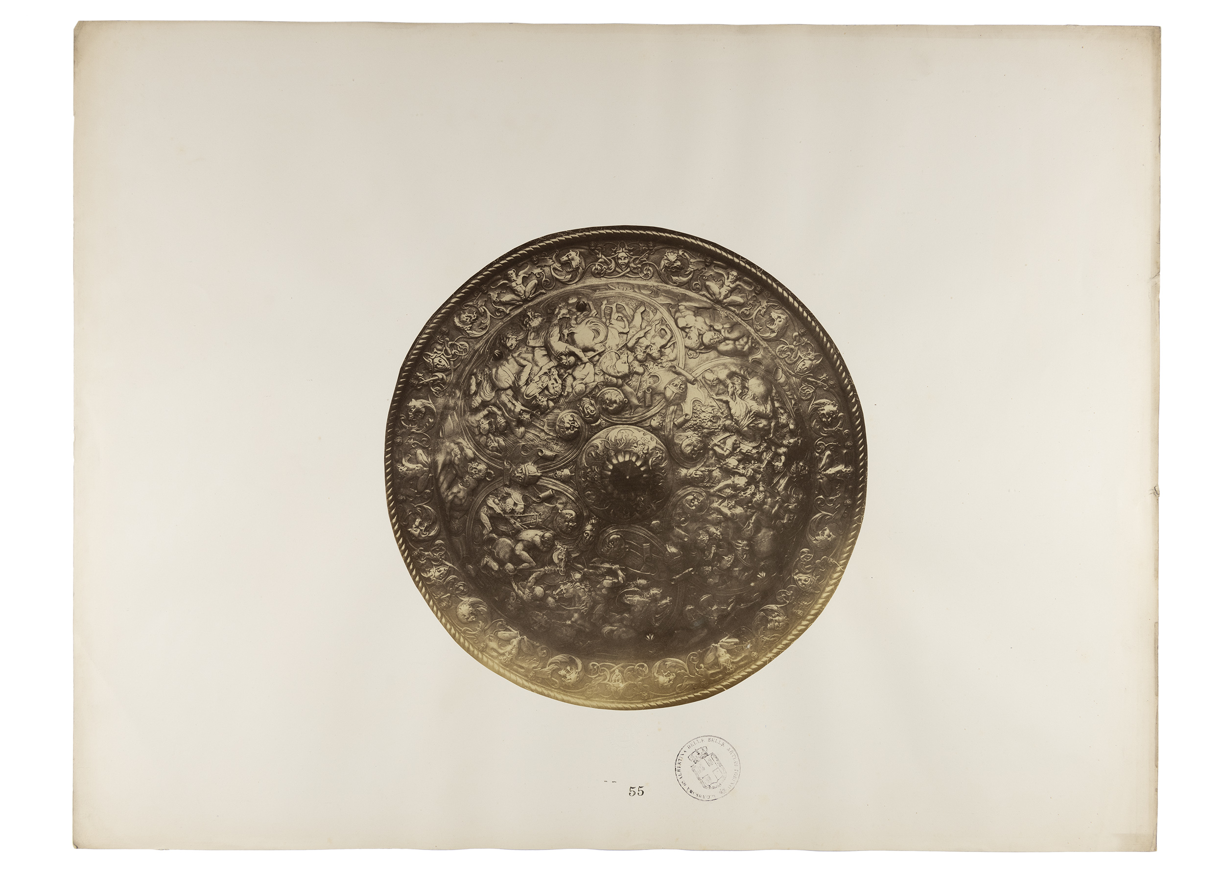 Torino - Armeria Reale - Armi difensive - Armature (parti) - Scudi (positivo) di Chiapella, Francesco Maria (terzo quarto XIX)