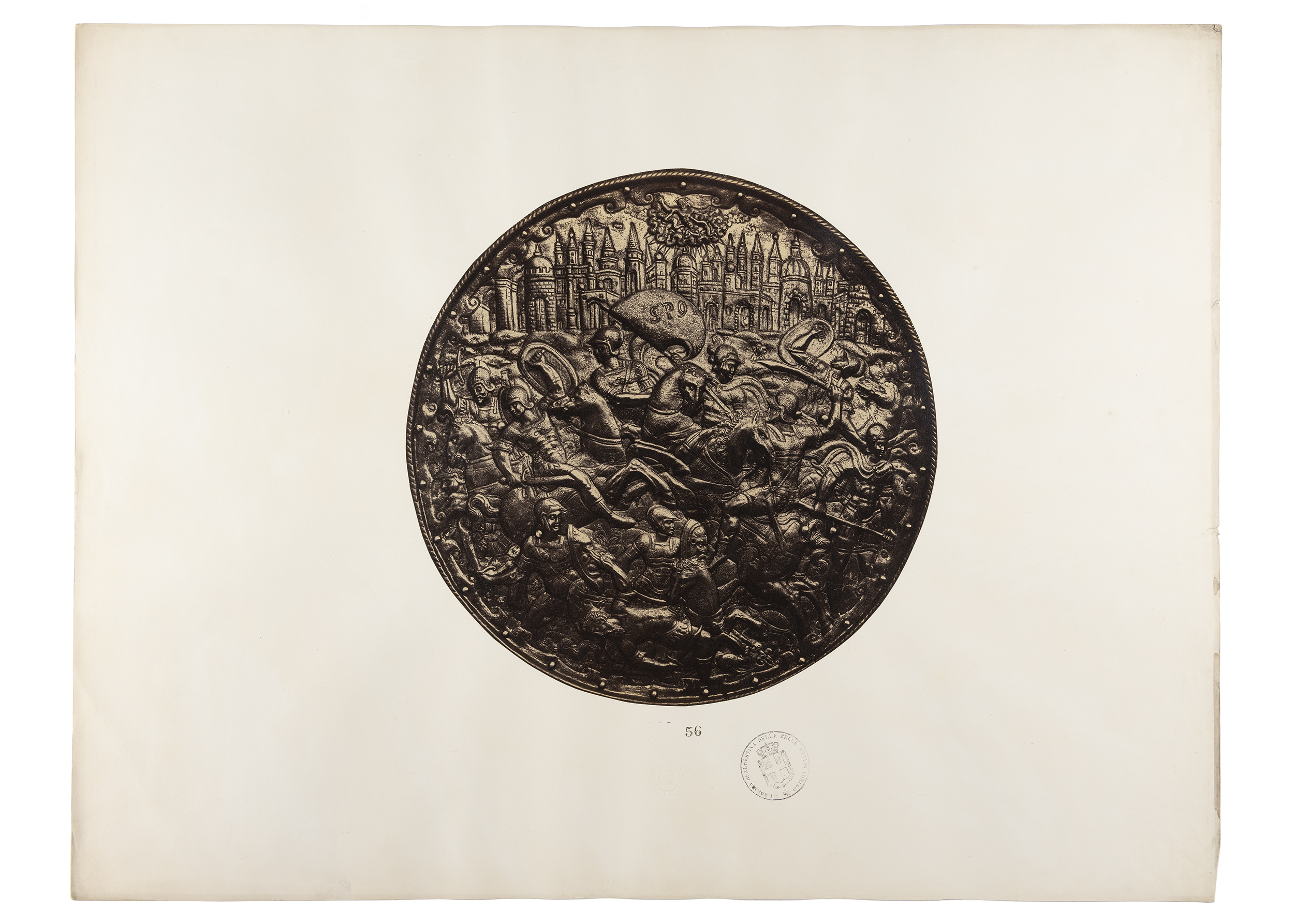 Torino - Armeria Reale - Armi difensive - Armature (parti) - Scudi - F20 (positivo) di Chiapella, Francesco Maria (terzo quarto XIX)