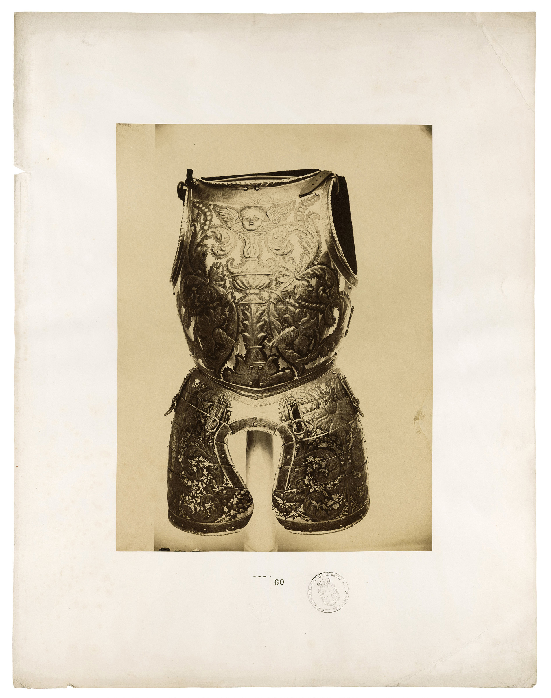 Torino - Armeria Reale - Armi difensive - Armature (parti) - Corazze - C12 (positivo) di Chiapella, Francesco Maria (terzo quarto XIX)