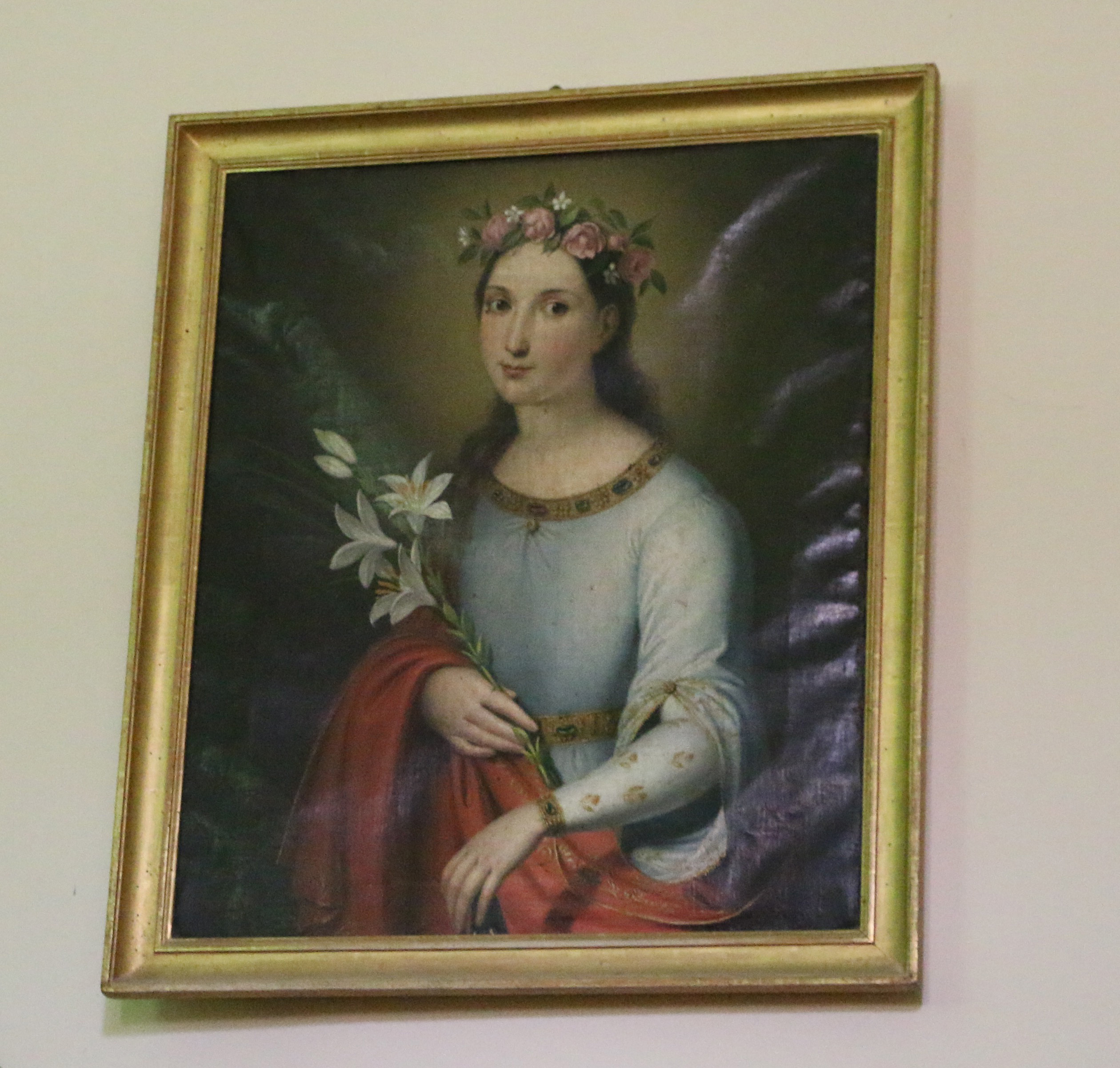 Sant'Irene (dipinto, opera isolata) di Mattioli Gaspare (secondo quarto XIX)