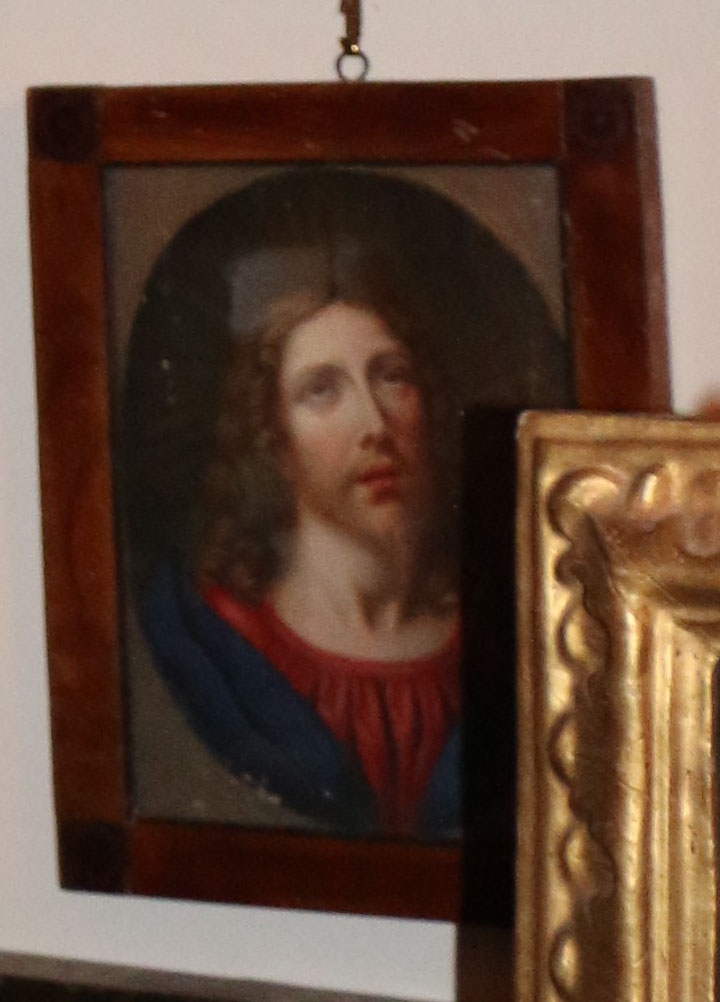 Volto di Cristo (dipinto, opera isolata) - ambito italiano (XIX)