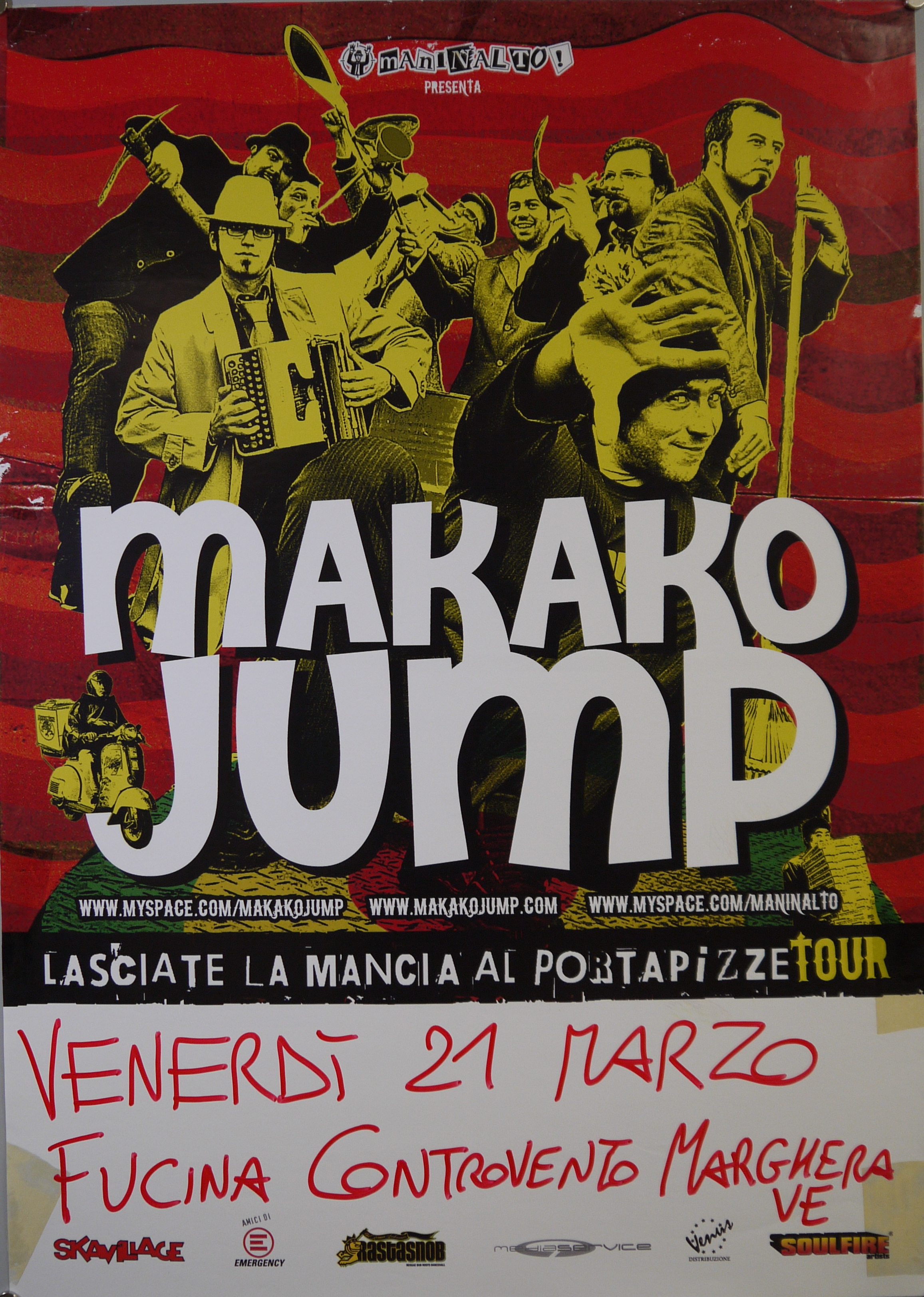 Ritratto fotografico dei Makako Jump (manifesto) - ambito milanese (inizio XXI)