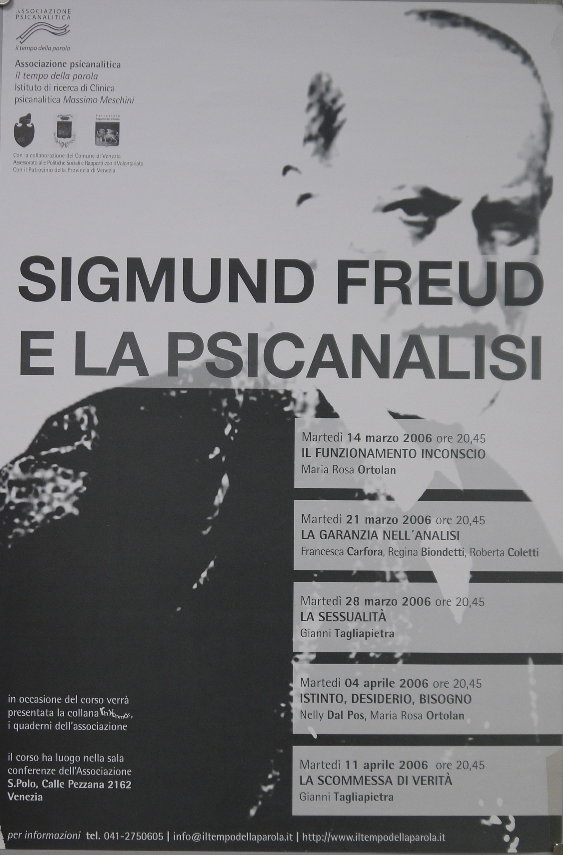 Ritratto fotografico di Sigmund Freud (manifesto) - ambito veneto (inizio XXI)
