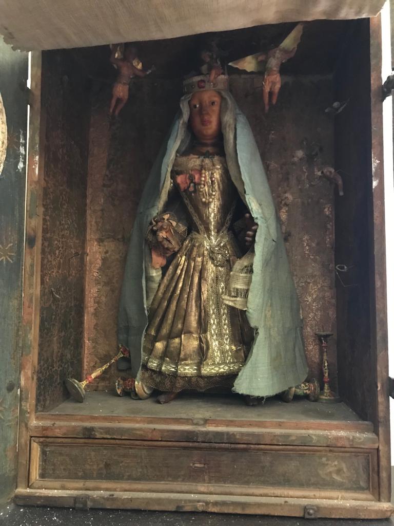 Maria Vergine bambina (statuetta devozionale, opera isolata) - bottega Italia centrale (sec. XVIII)