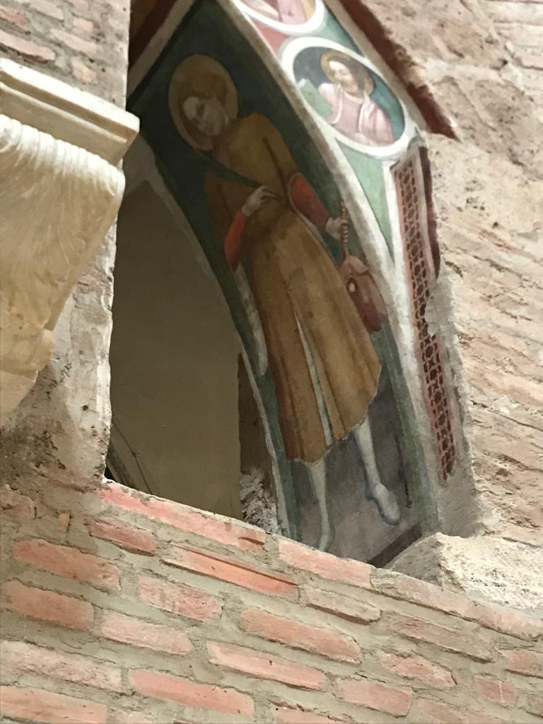 Sant'Ansano (dipinto, frammento) di Maestro di Narni del 1409 (attribuito) - ambito umbro (fine/ inizio secc. XIV/ XV)