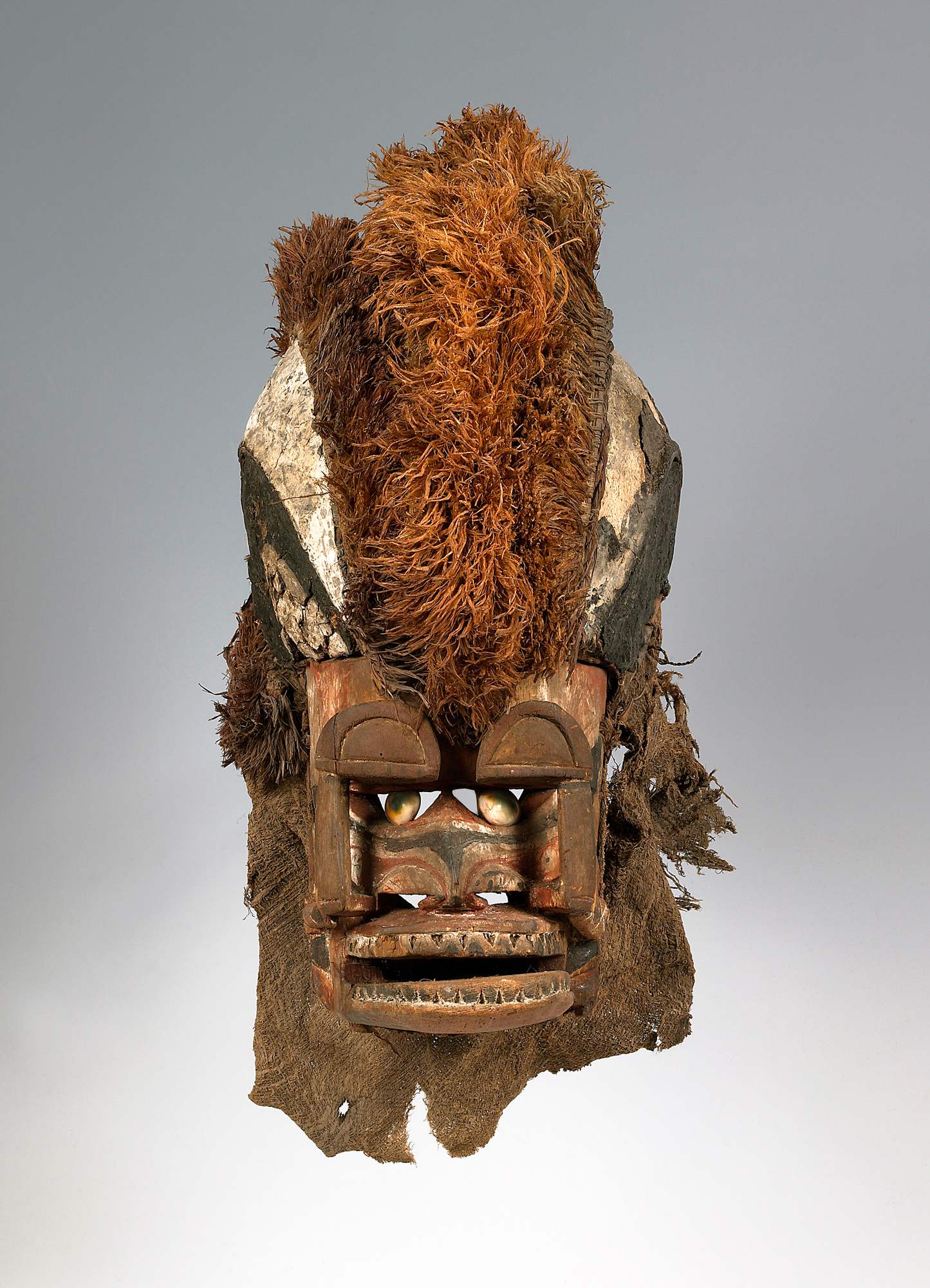 Maschera tatanua malangan, figura antropomorfa (maschera) - ambito della Nuova Irlanda Settentrionale (inizio XX)
