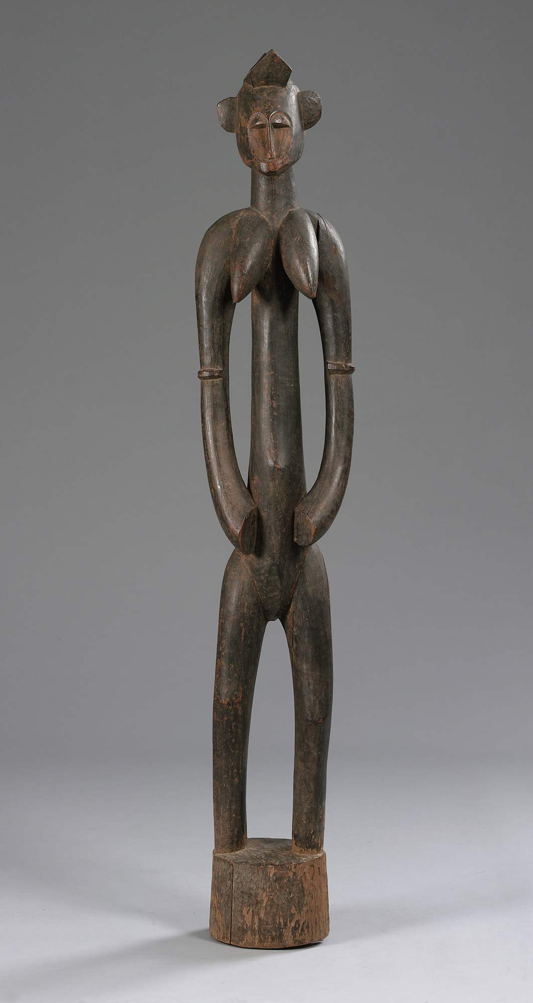 Pombia, figura femminile (scultura) - ambito della Costa D'Avorio (prima metà XX)