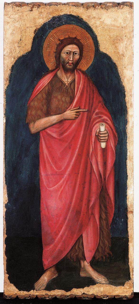 San Giovanni Battista, San Giovanni Battista (dipinto, opera isolata) di Altichiero (maniera) - ambito veronese (XIV-XV)