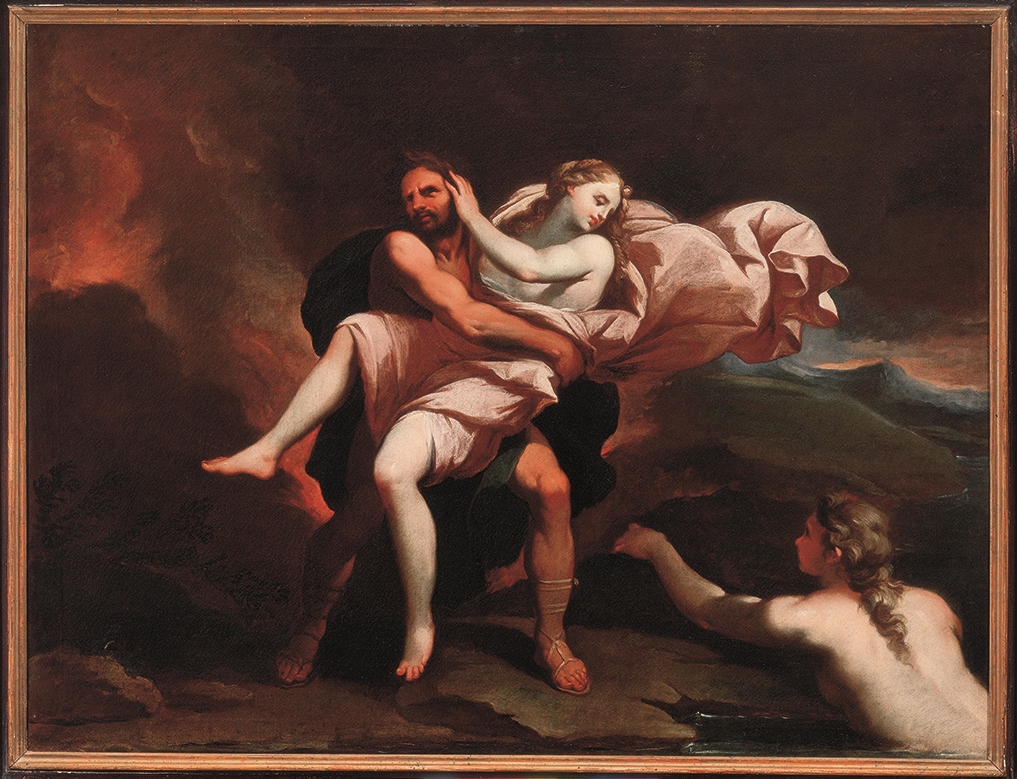 Il ratto di Proserpina, scena mitologica (dipinto, opera isolata) di Giordano Luca (maniera) - ambito veneto (prima metà XVIII)