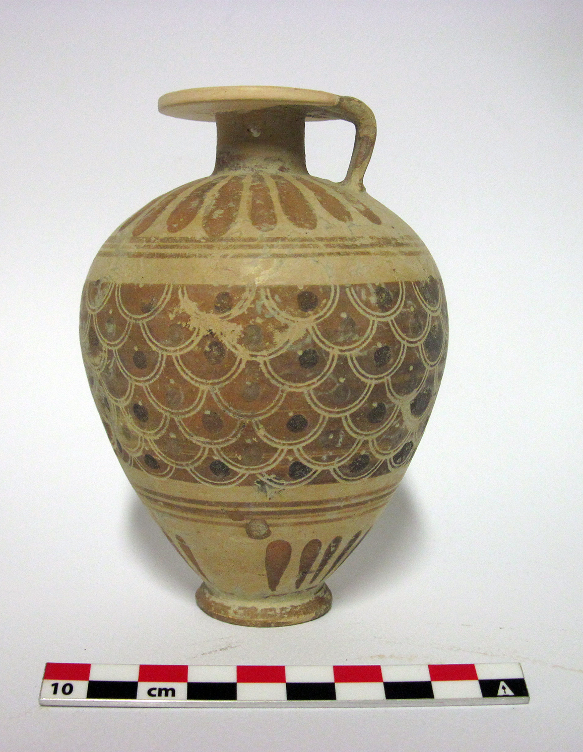 SINGOLO OGGETTO/ aryballos, SECOLI/ VII a.C./ fine