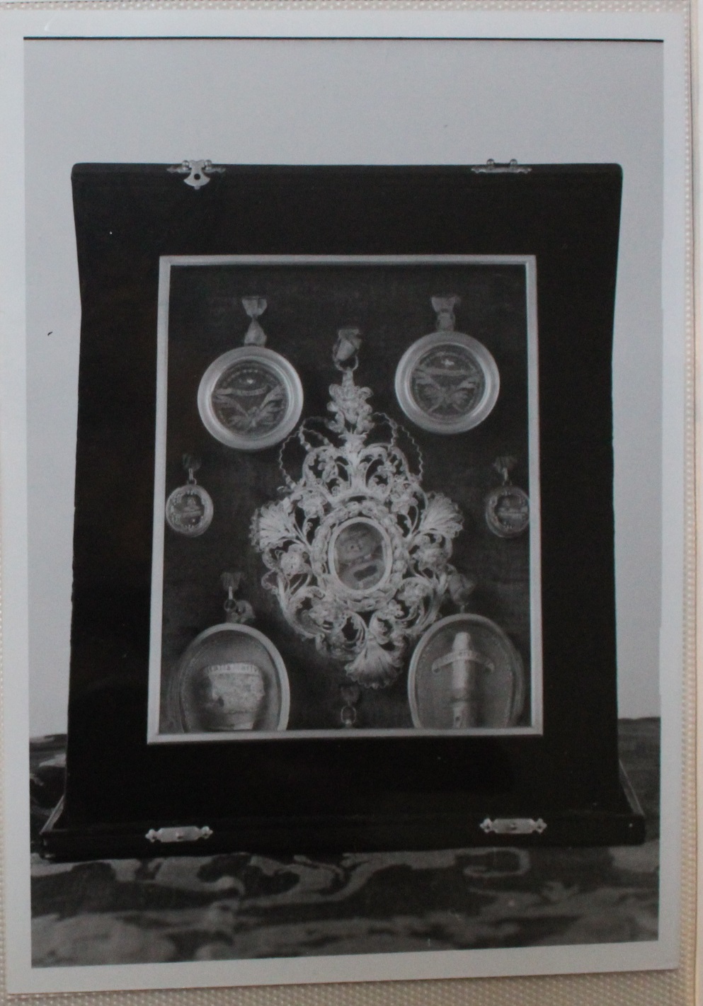 reliquiario a teca, opera isolata - bottega romagnola (XIX-XX)