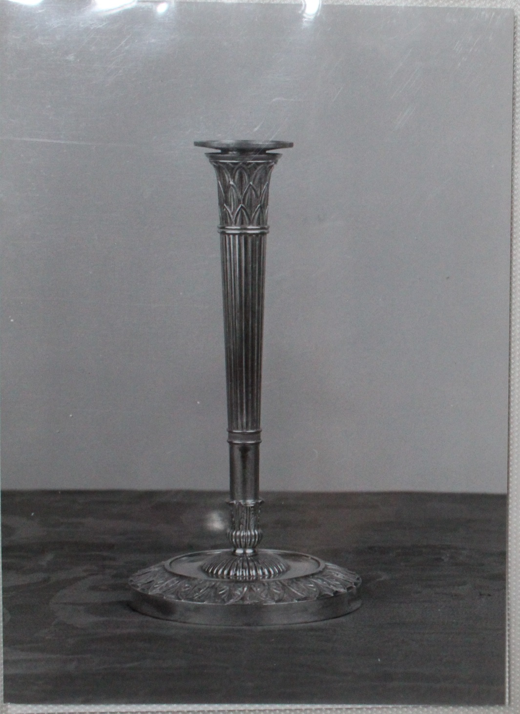 candeliere d'altare, coppia - bottega romagnola (XIX)