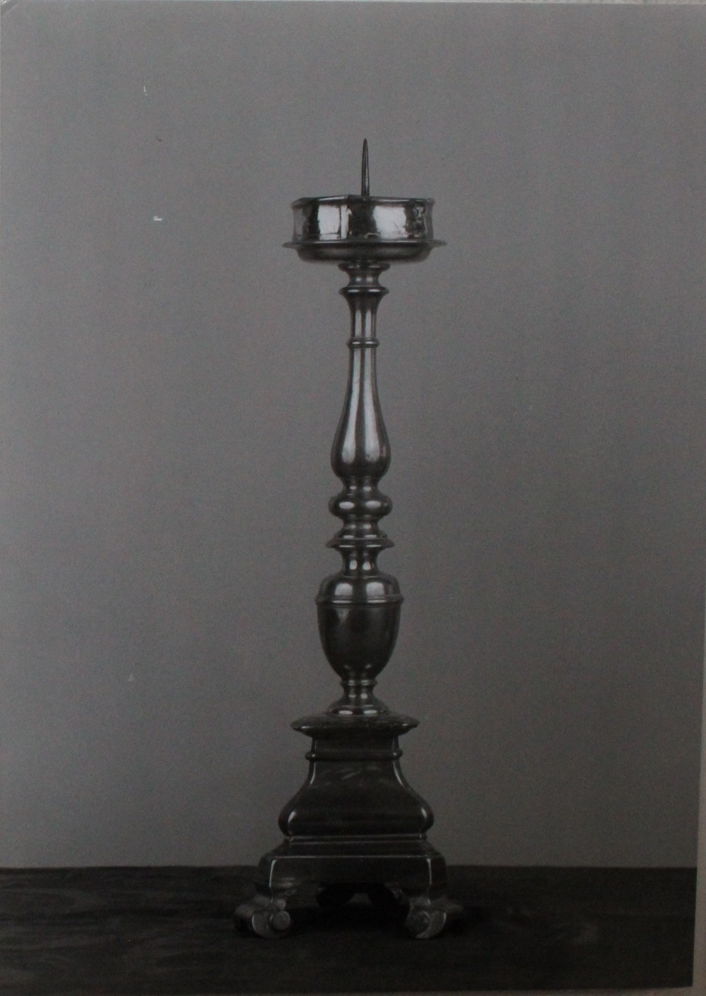 candeliere d'altare, coppia - bottega romagnola (fine/ metà XVIII-XIX)