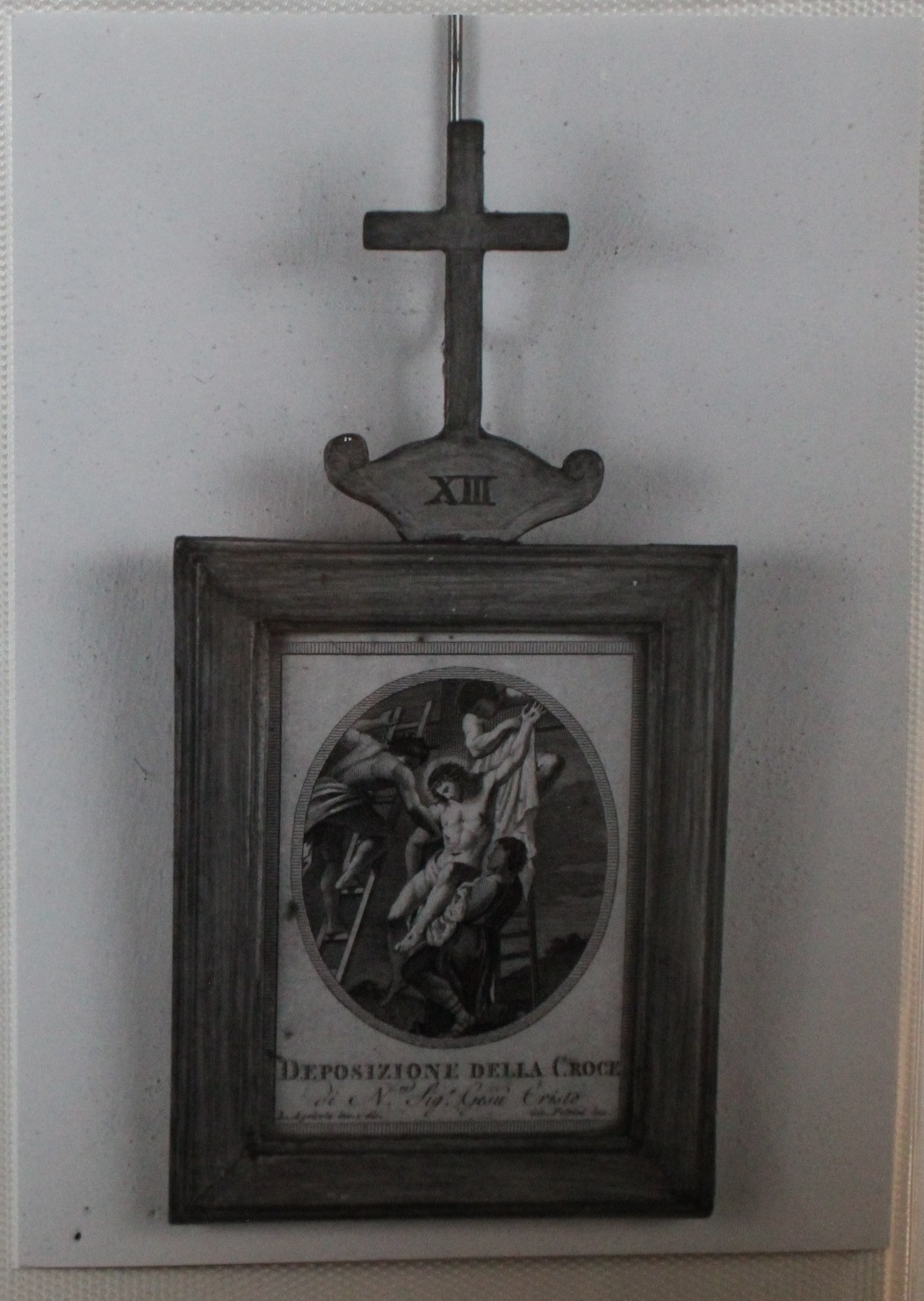 Gesù depoosto dalla croce (stampa, elemento d'insieme) di Agricola Luigi, Petrini Giovanni (fine/ inizio XVIII-XIX)