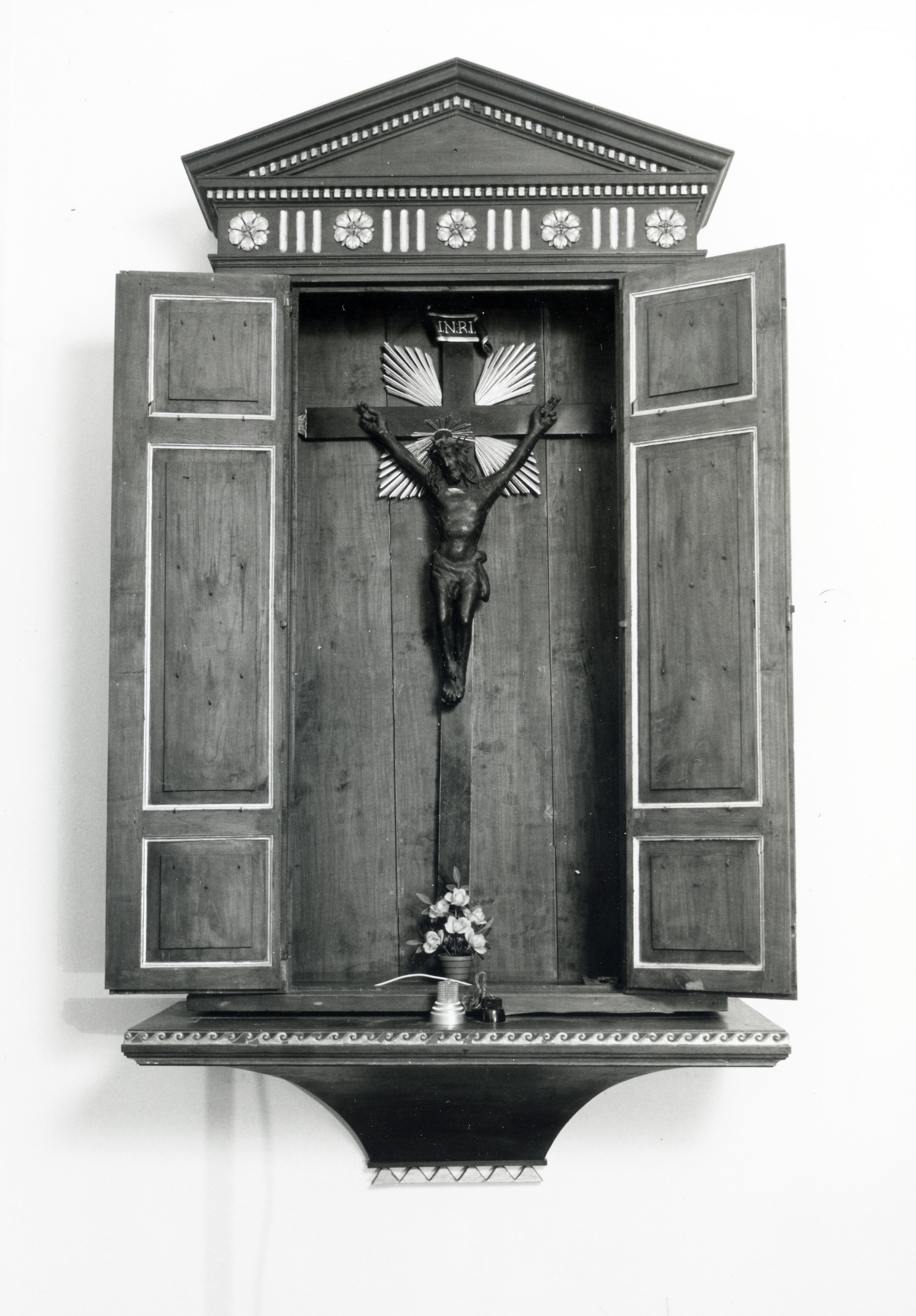 Cristo crocifisso (crocifisso, opera isolata) - bottega romagnola (XVI)