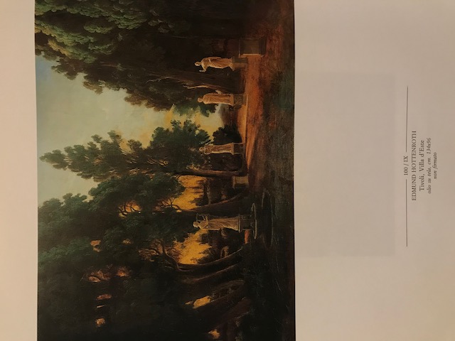 Tivoli, Villa d'Este (dipinto) di Edmund Hottenroth (XIX)