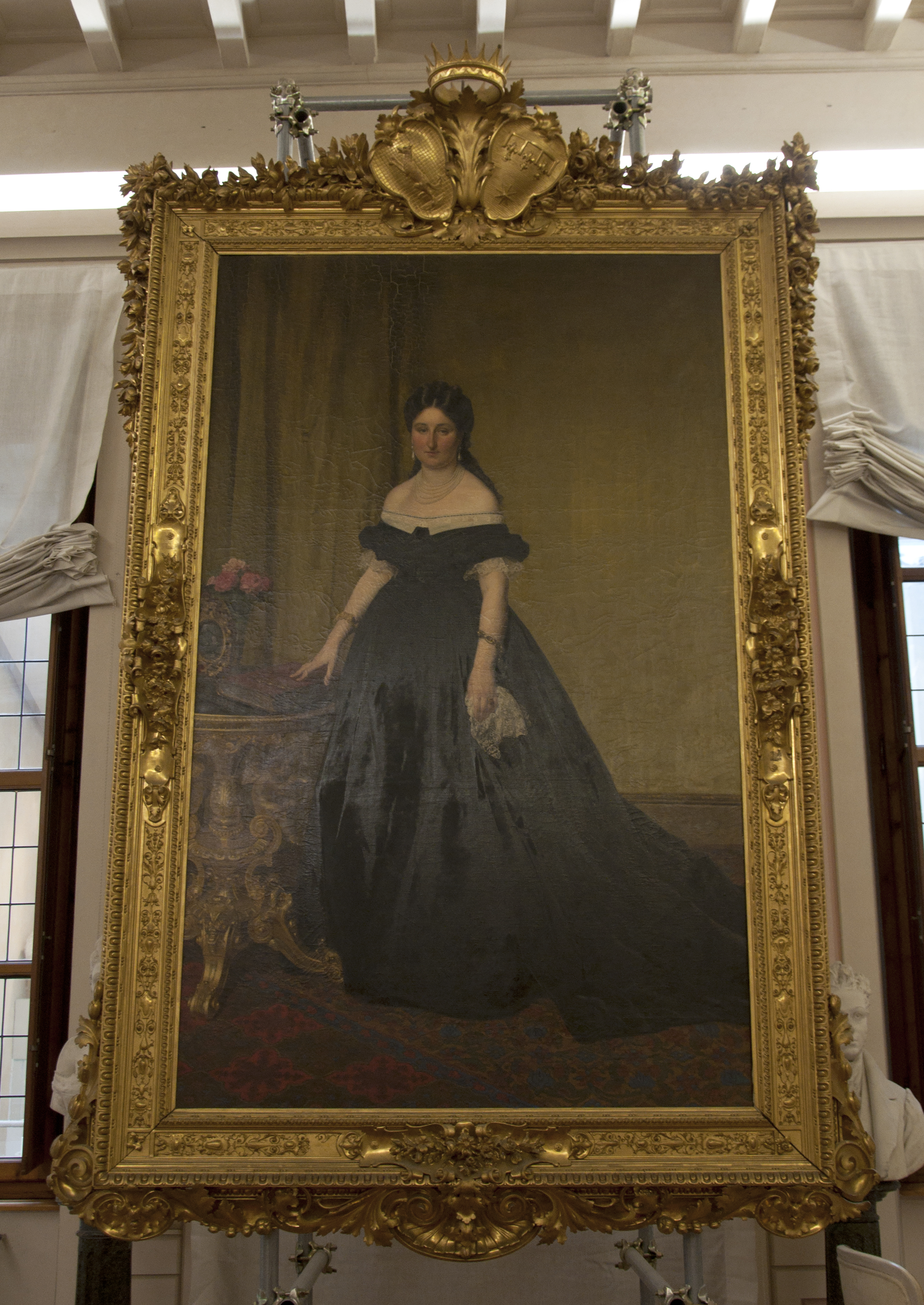 Ritratto di Vittoria Altoviti Avila Toscanelli, Ritratto di donna (dipinto) di Ciseri Antonio (attribuito) (XIX)
