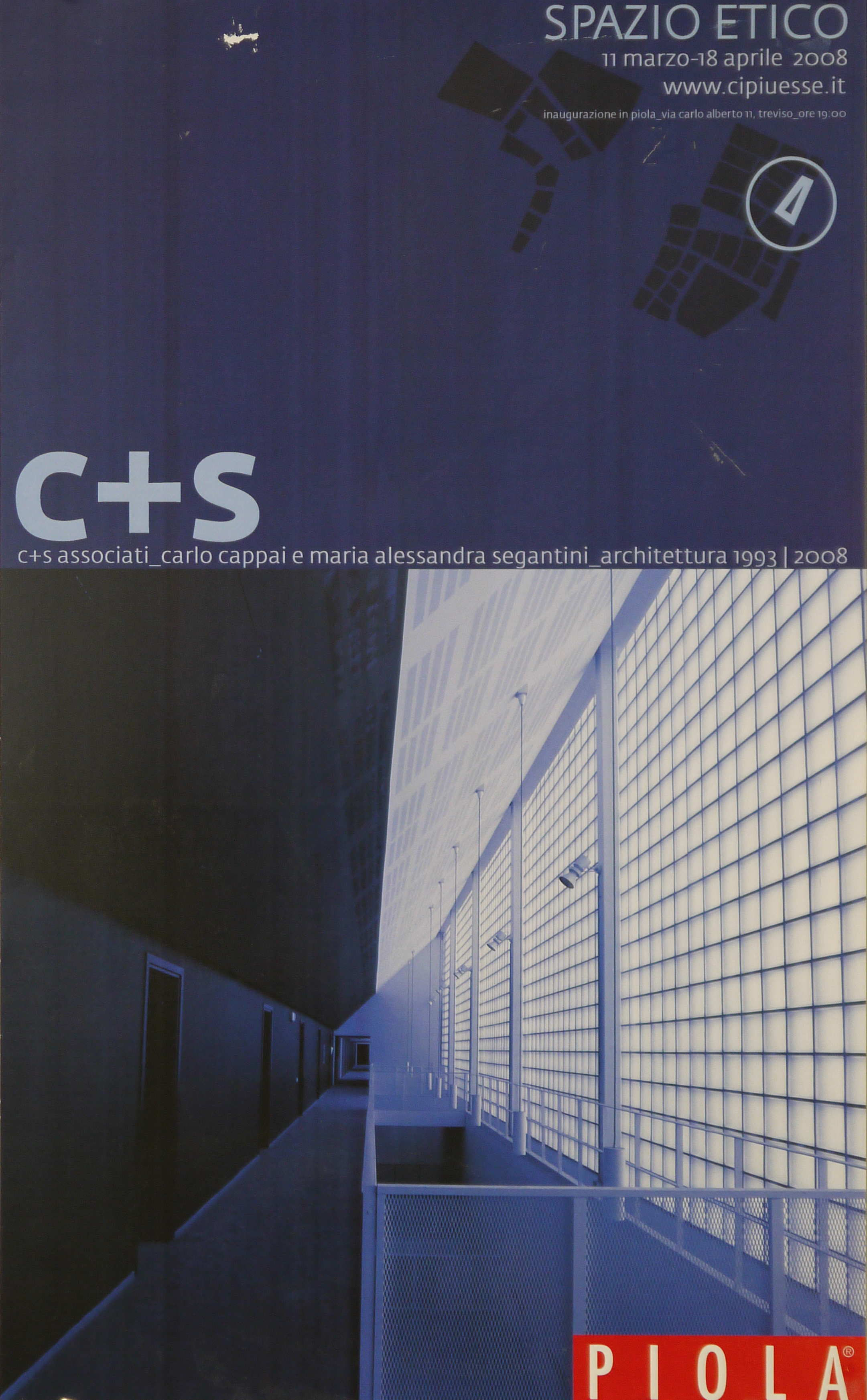 riproduzione di fotografia di interno di architettura progettata dallo studio C+S (locandina) - ambito veneto (inizio XXI)