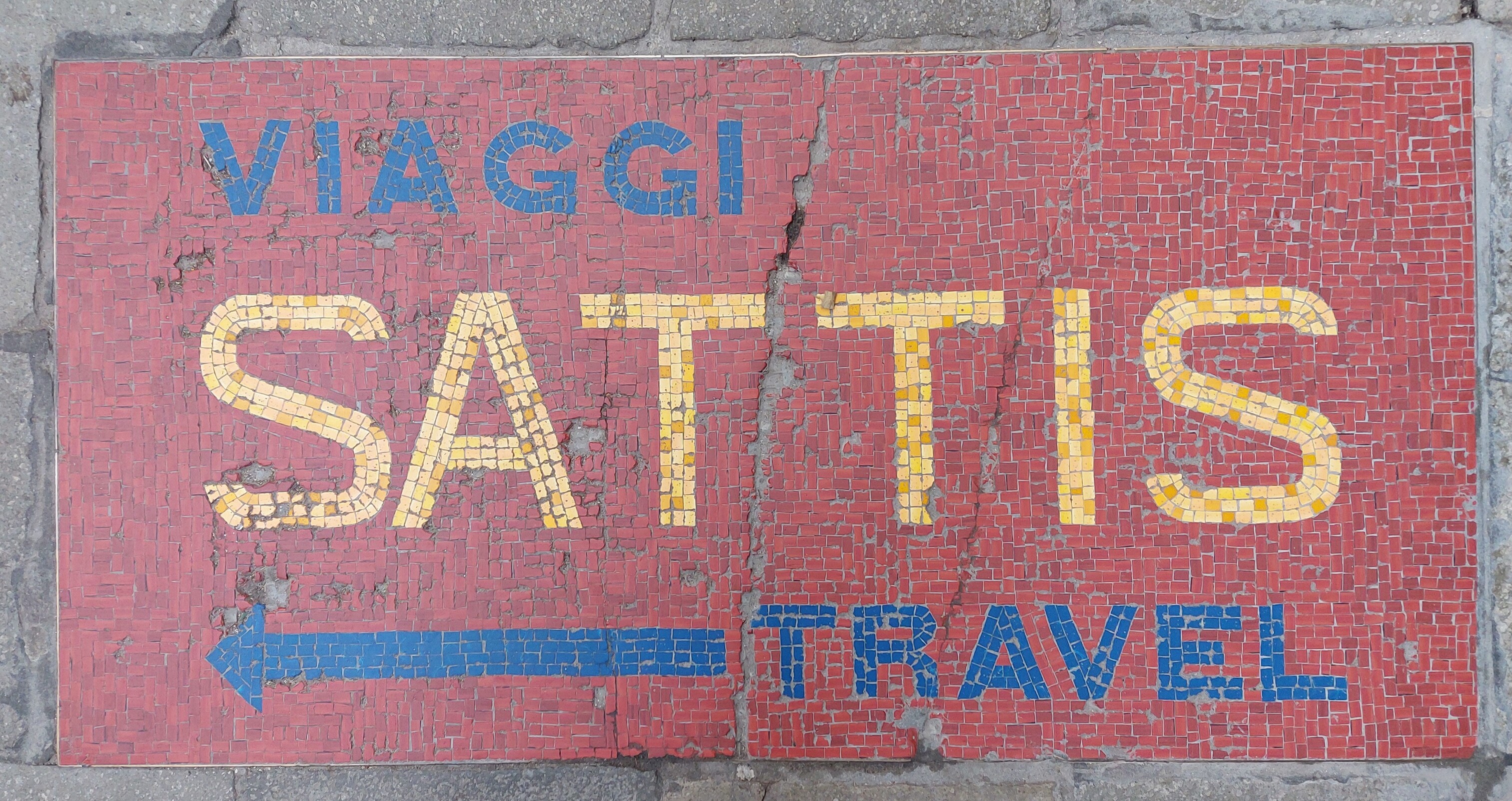 Agenzia di viaggi Sattis (pannello, serie) - produzione veneziana (seconda metà XXI)