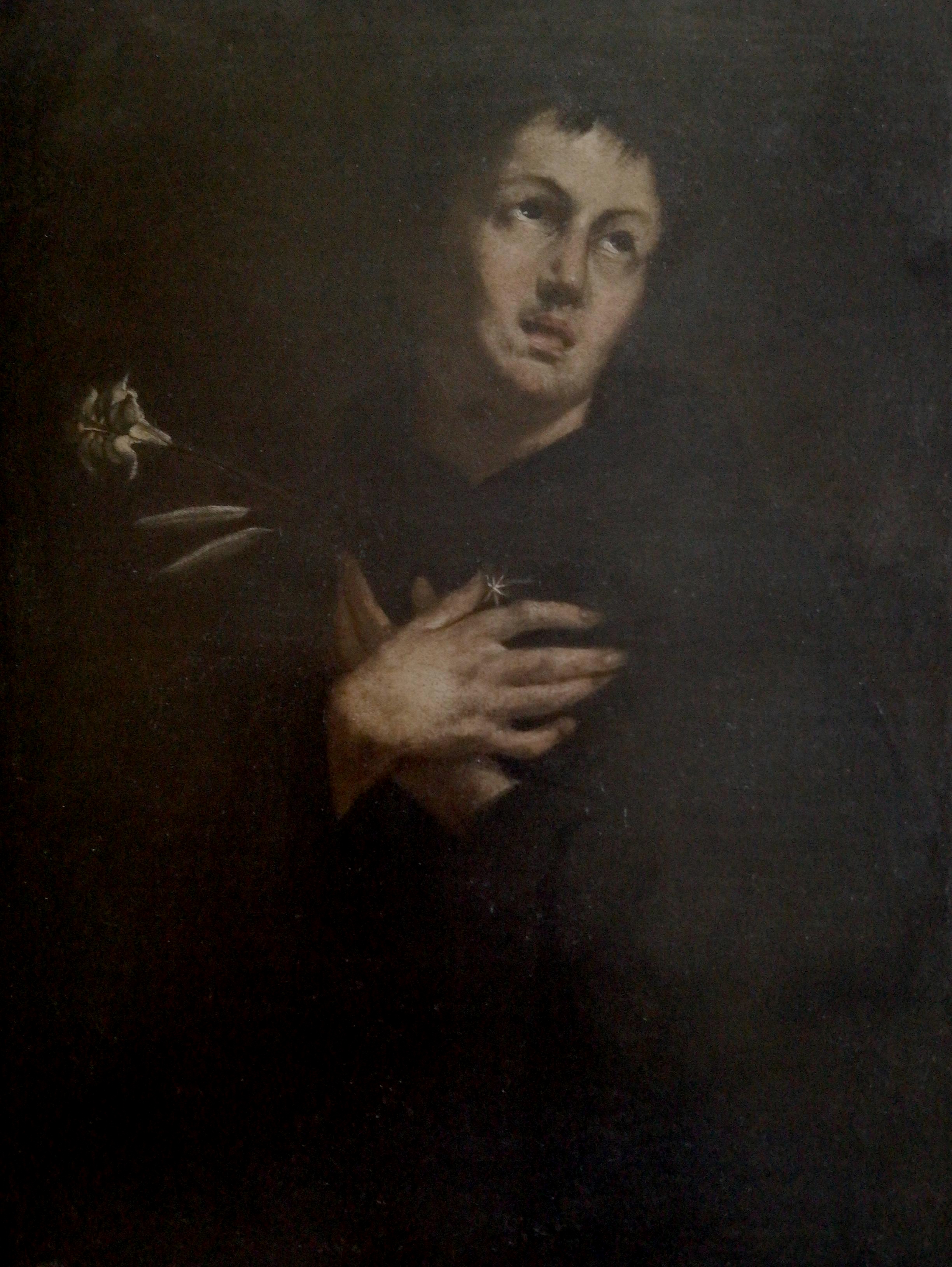 Sant'Antonio da Padova, Sant'Antonio da Padova (dipinto, opera isolata) di De Ferrari Orazio (cerchia) (metà XVII)