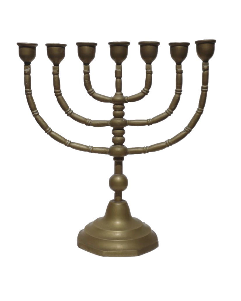 Menorà, opera isolata - Ambito ebraico, ambito Italia centrale (metà XX)