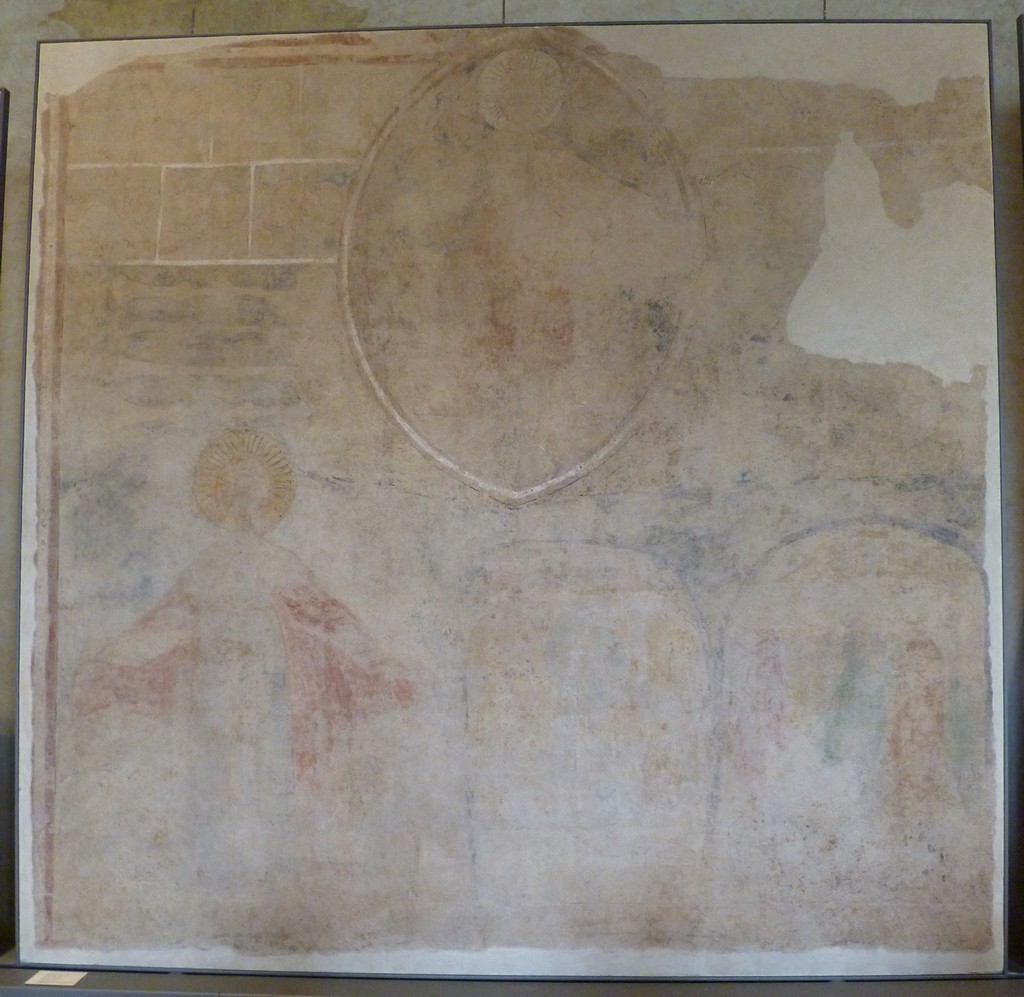 Parusia, Madonna della Misericordia (dipinto, frammento) di Maestro delle Palazze (attribuito) (fine sec. XIII)