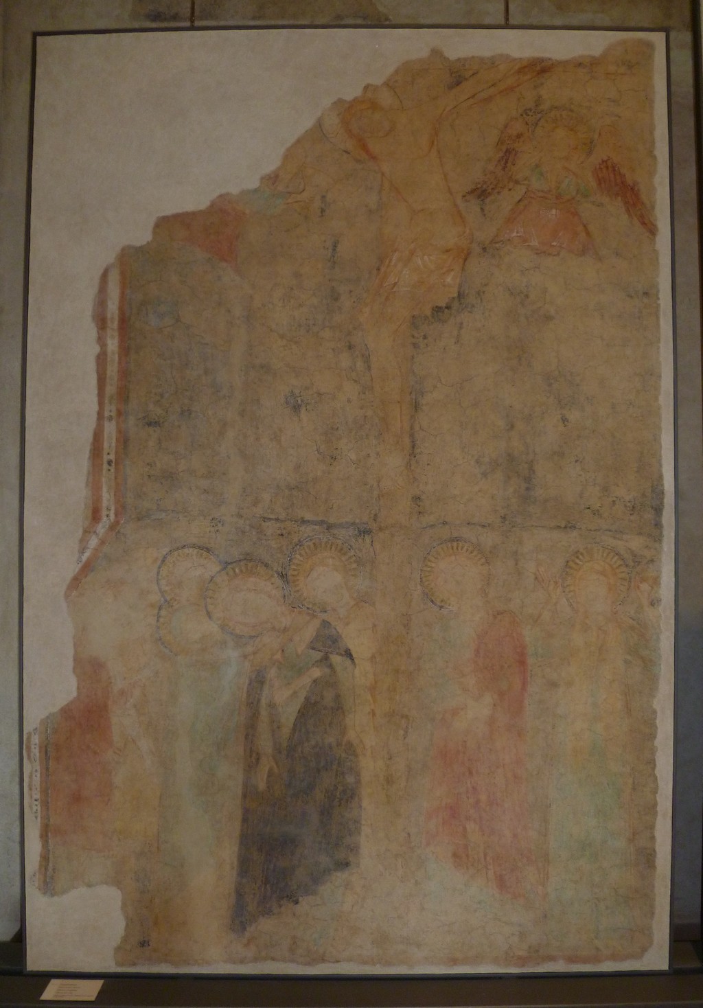 crocifissione di Cristo (dipinto, frammento) di Maestro delle Palazze (attribuito) (fine sec. XIII)