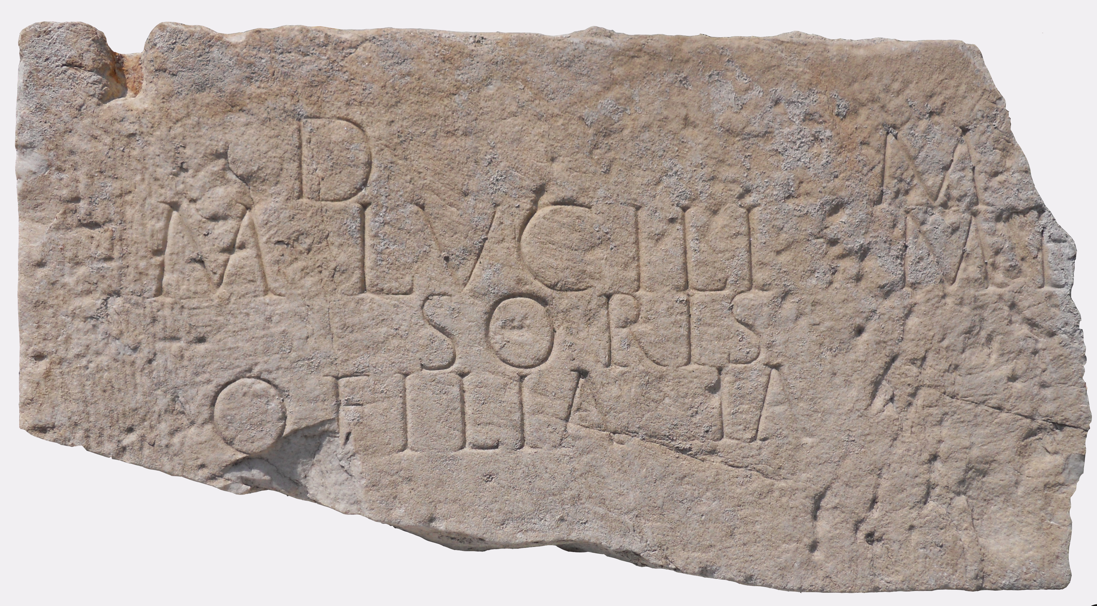 SINGOLO OGGETTO/ lastra, fine I - II secolo