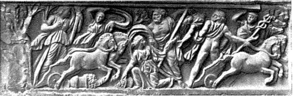 Ratto di Persefone (sarcofago/ fronte) (fine SECOLI/ II)
