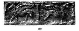 con grifi e betili (sarcofago/ coperchio) (SECOLI)