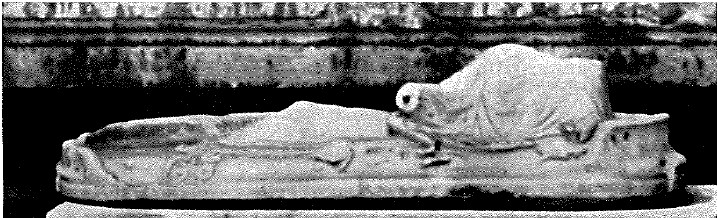 Figura femminile giacente (sarcofago/ coperchio a kline) (seconda metà SECOLI/ III)