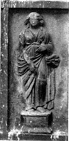 Figura femminile stante, forse una Musa (sarcofago) (PERIODIZZAZIONI/ STORIA/ Età antica/ Età romana)