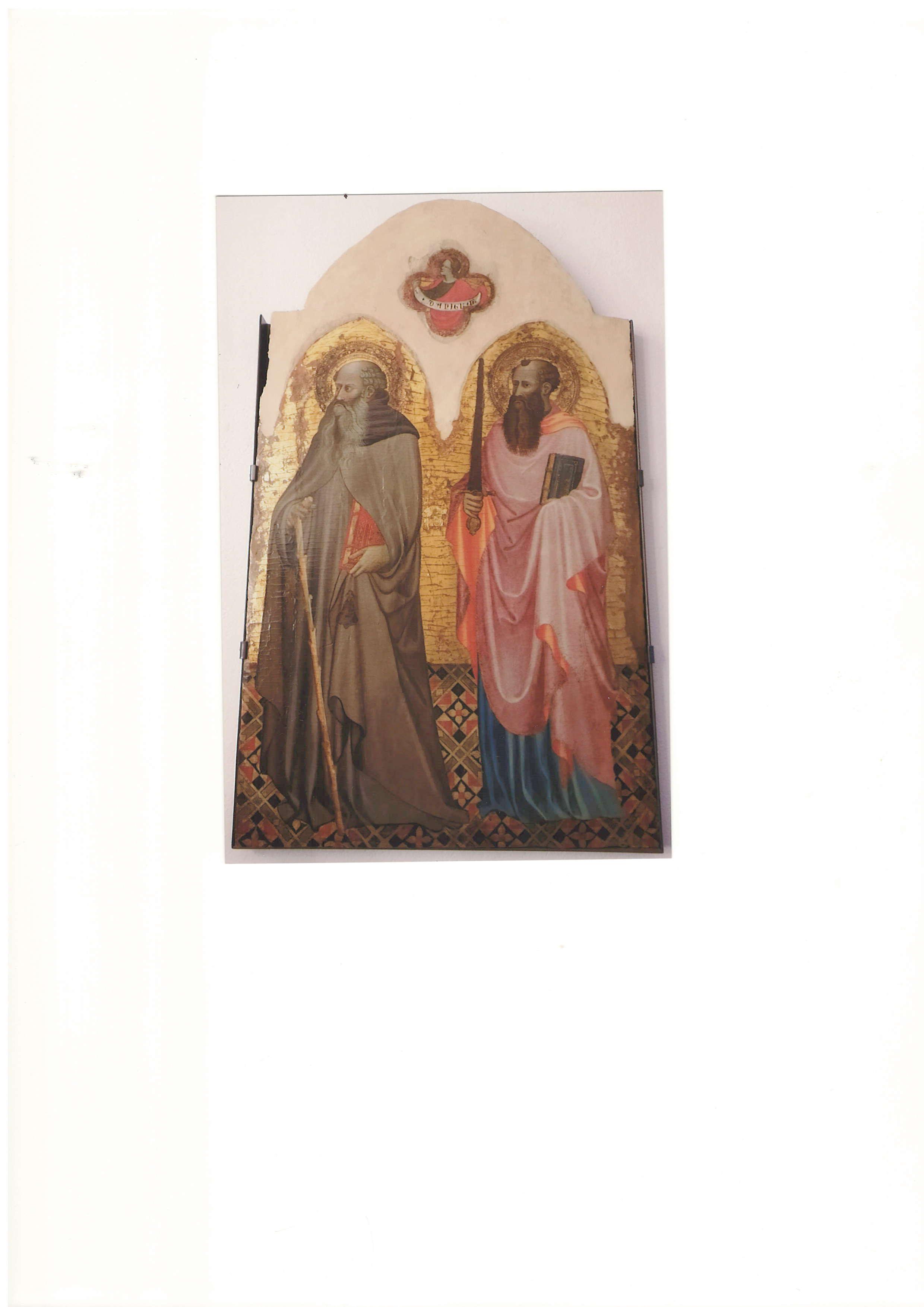 Sant'Antonio abate e San Paolo (dipinto, elemento d'insieme) di Gerini Niccolò (attribuito) (fine/ inizio secc. XIV/ XV)