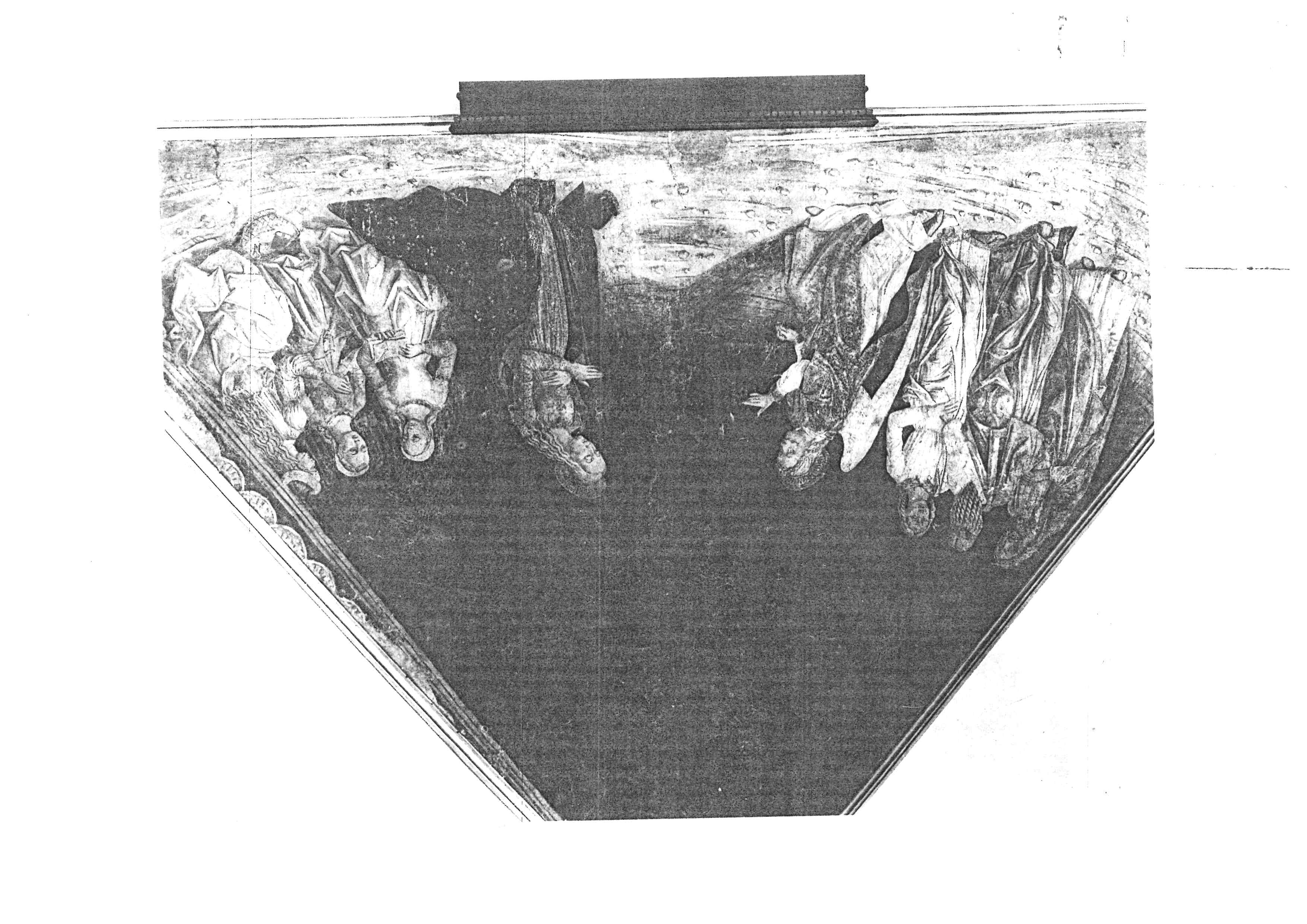 Annunciazione (vela di volta spianata) (dipinto, opera isolata) di Jacopino de' Scipioni da Averara (attribuito) (fine/ inizio secc. XV/ XVI)