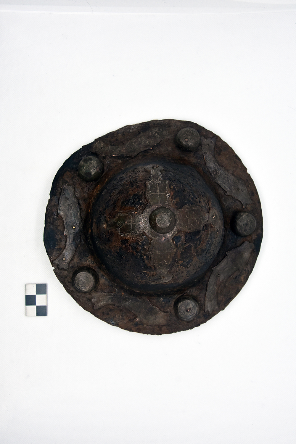 scudo/ umbone - ambito longobardo (metà SECOLI/ VII)