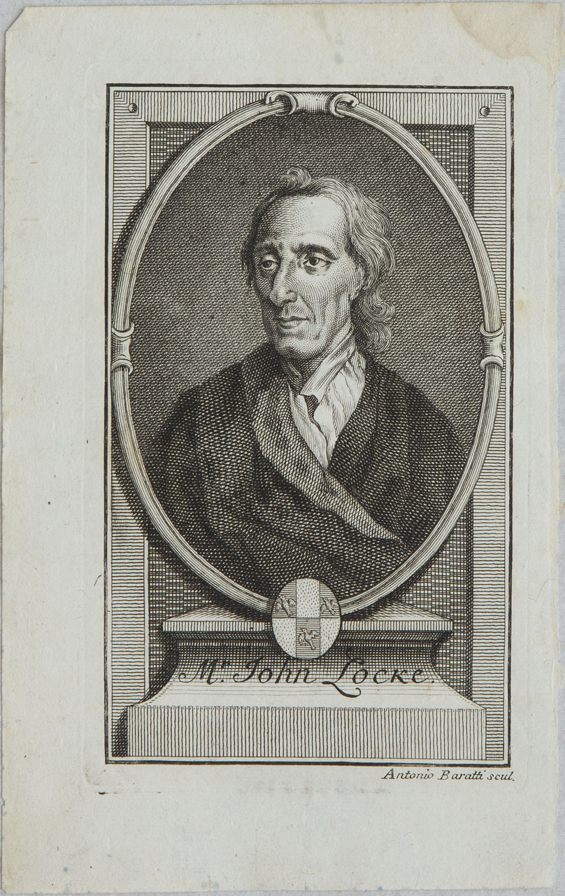 Ritratto di John Locke (stampa) di Baratti Antonio - ambito veneziano (sec. XVIII)