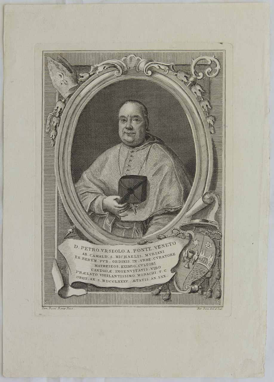 Ritratto di Pietro Orseolo da Ponte (stampa) di Ricci Bartolomeo, Rossi Domenico - ambito veneto (sec. XVIII)