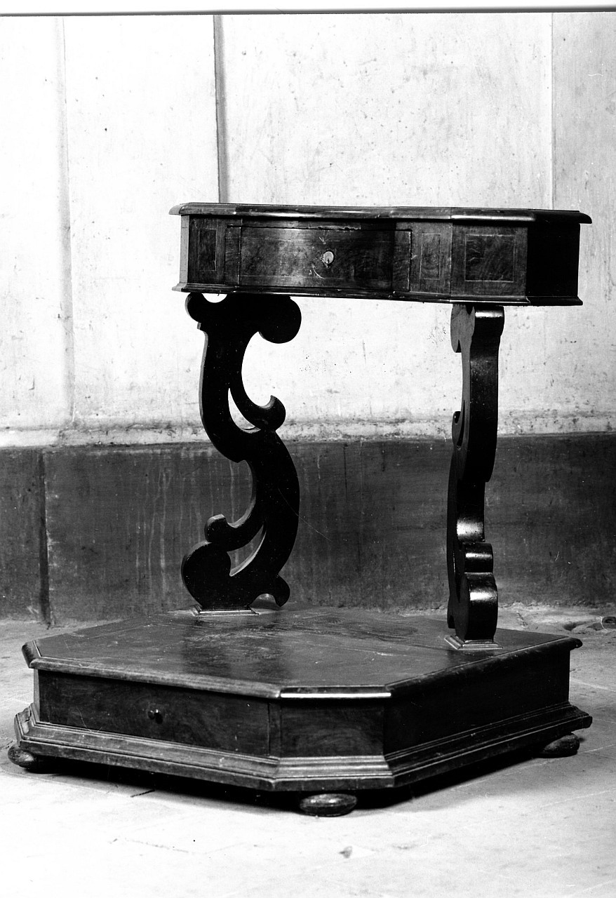inginocchiatoio - bottega toscana (seconda metà sec. XVIII)