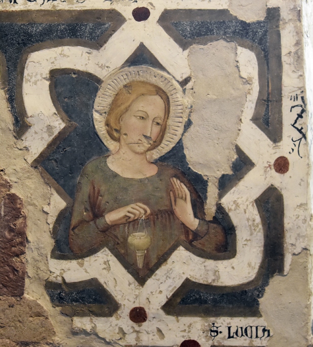 Santa Lucia (dipinto, elemento d'insieme) - ambito spoletino (prima metà XIV)