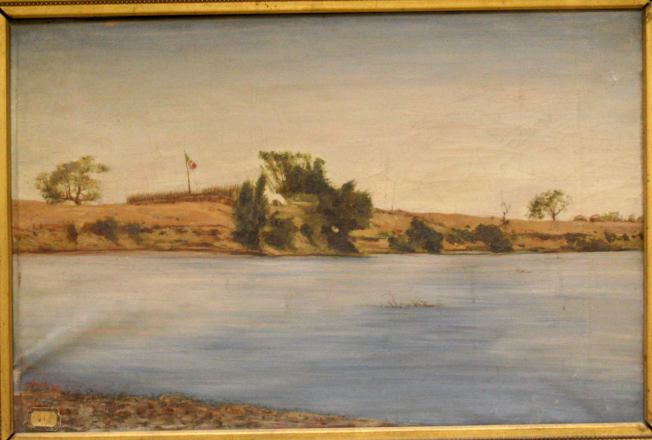 Forte di Lugh (dipinto, opera isolata) di Carlo Anadone (primo quarto XX secolo)