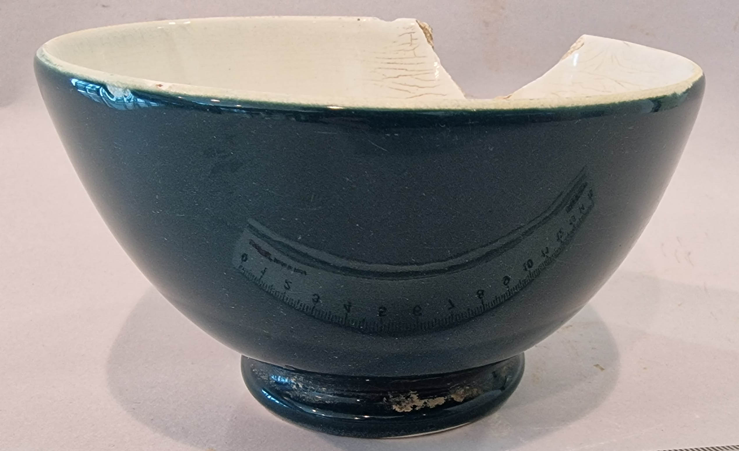 SINGOLO OGGETTO/ tazza, SECOLI/ XIX