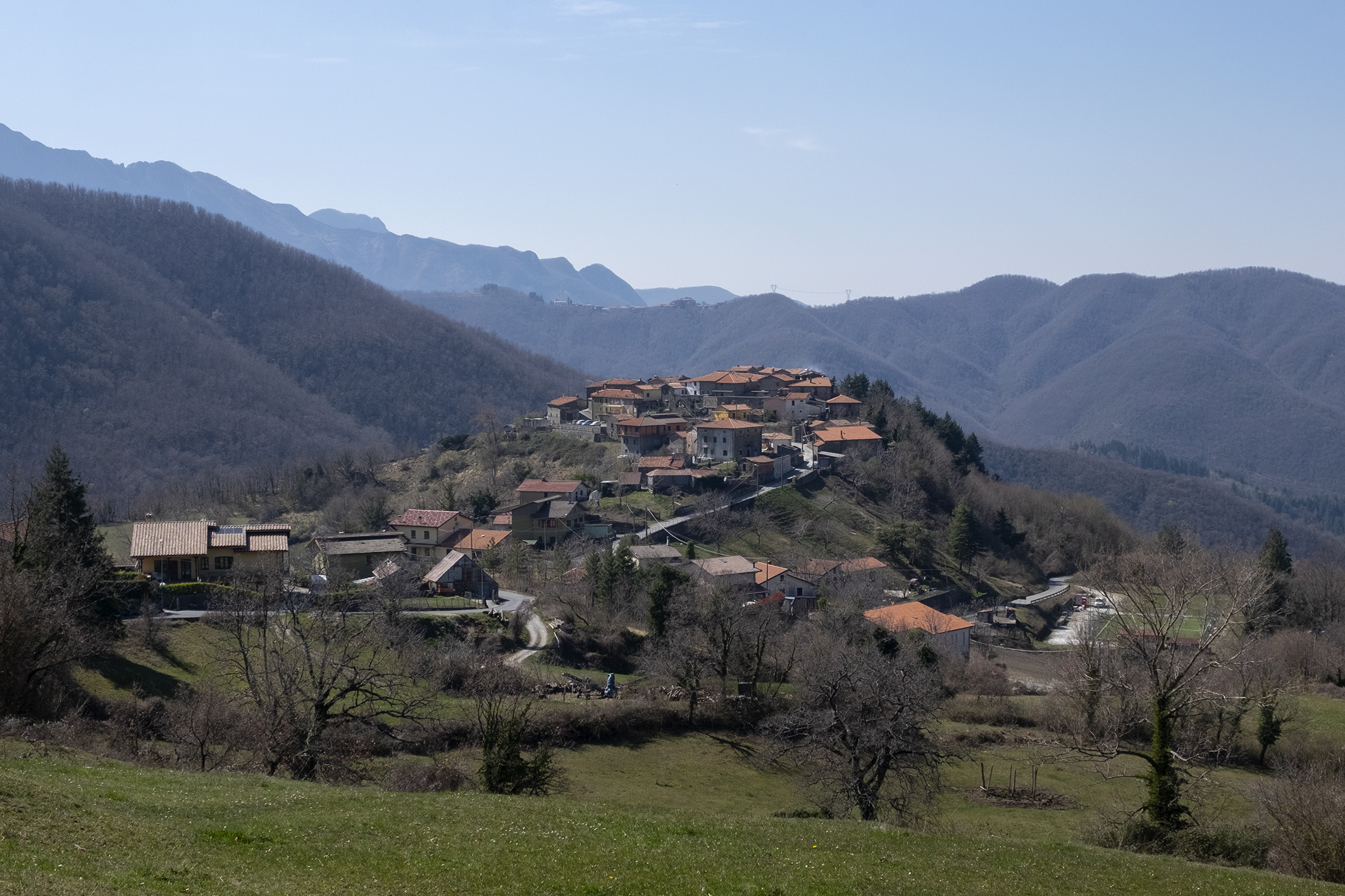 borgo, di crinale, Albiano, Albiano di Minucciano (II a.C.-XXI)