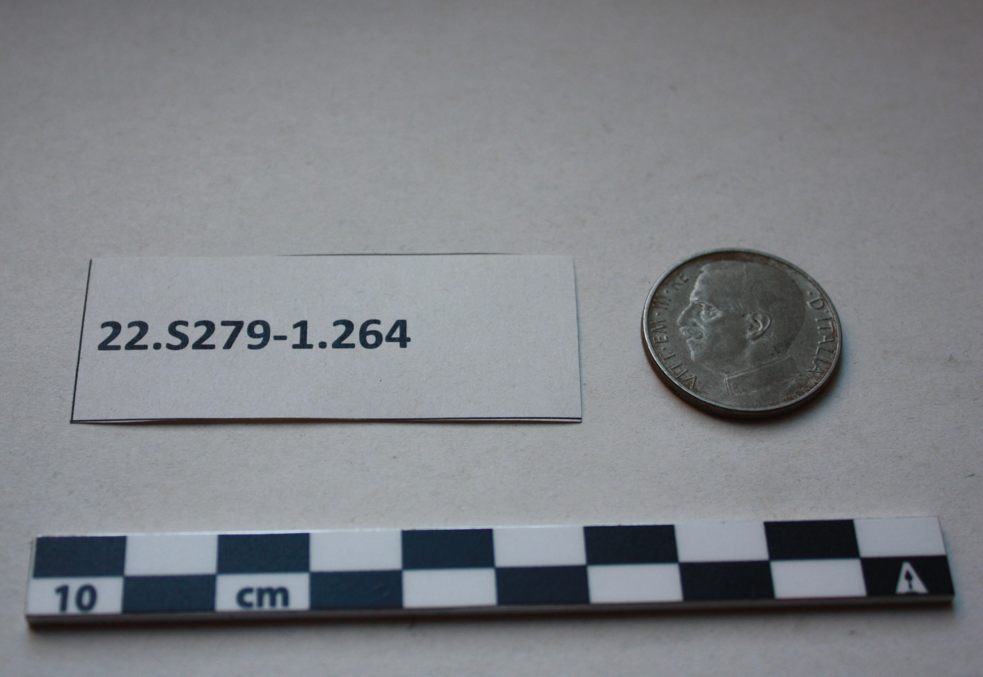 SINGOLO OGGETTO/ moneta, SECOLI/ XX