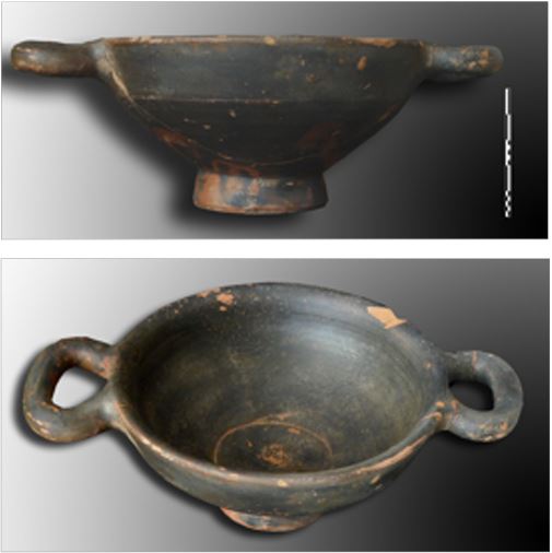 SINGOLO OGGETTO/ kylix, SECOLI/ II a.C