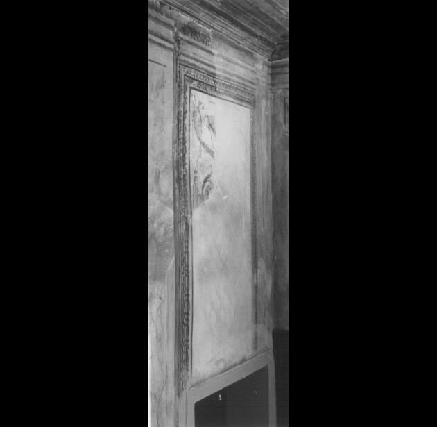 Motivi decorativi a grottesche (dipinto, frammento) - ambito veneto (sec. XVII)