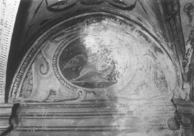 lacerto di figura alata (dipinto, frammento) - ambito veronese (sec. XVI)