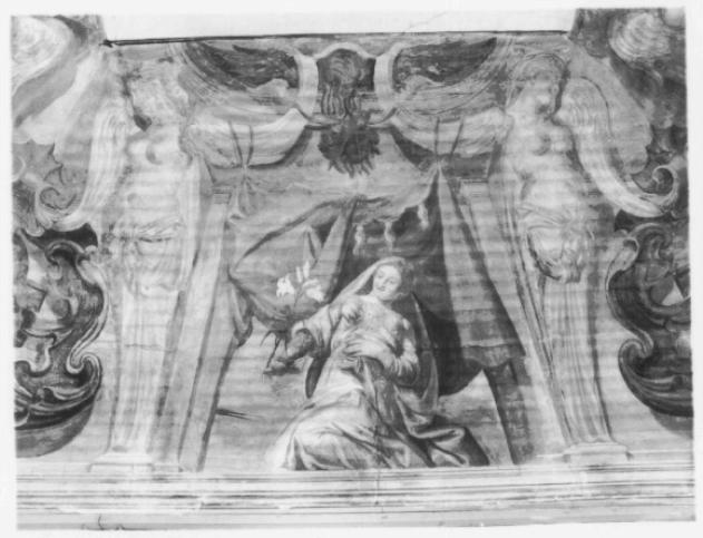 figura allegorica femminile (dipinto) - ambito fiammingo (sec. XVII)